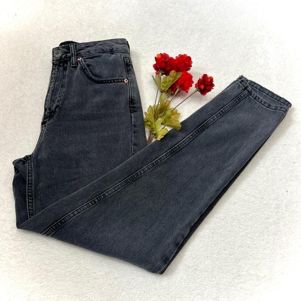BDG Charcoal High Waisted Mom Jean - Size 26